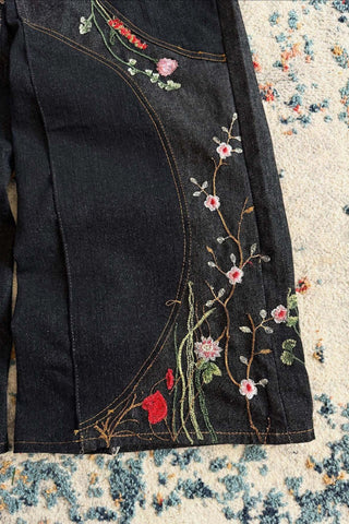 Floral Wide-Leg Pants