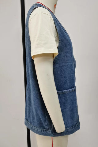 Casual Denim Vest for Effortless Style