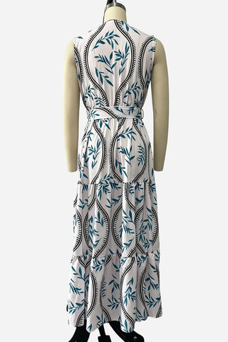 Casual Maxi Dress with Puffed Sleeves