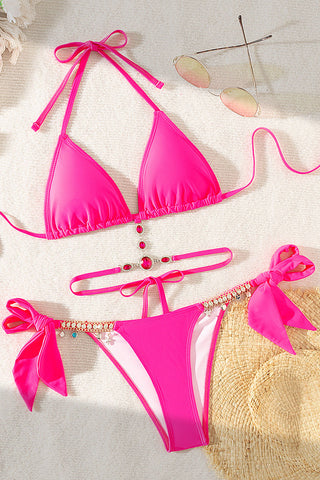 Bow-Detail Bikini Set