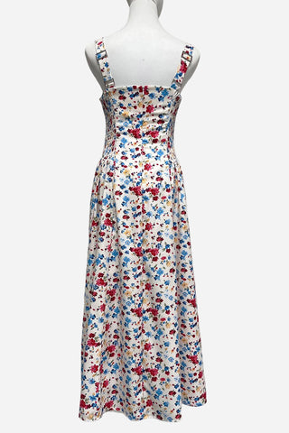 Sleeveless Floral Midi Dress