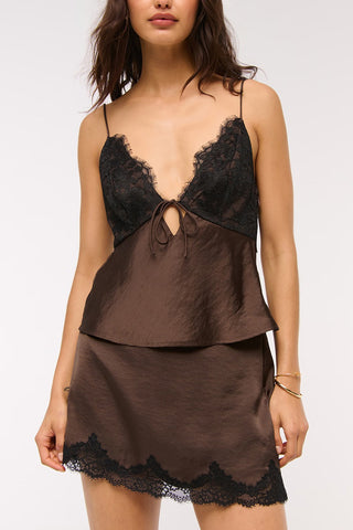 Lace and Polka Dot Camisole