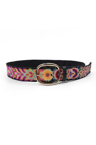 Vintage Floral Accent Belt
