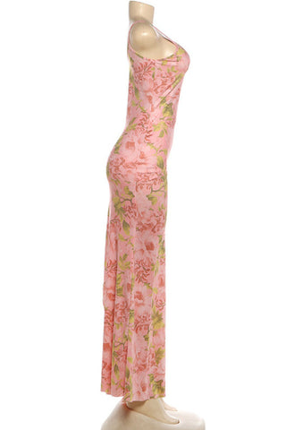 Floral Spaghetti Strap Dress