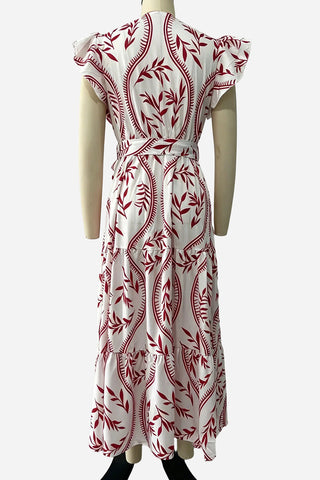 Casual Maxi Dress with Puffed Sleeves