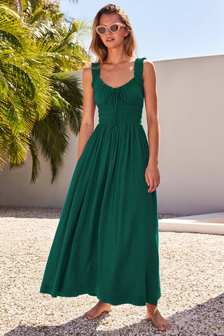 Smocked Maxi Summer Dress