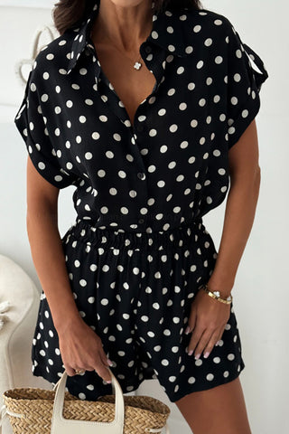Polka-Dot Short Set