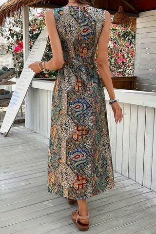 Paisley Layered Detail Romper