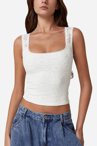 Lace Detail Tank Top