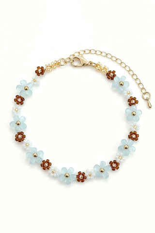 Floral Beaded Decorative Bracelet