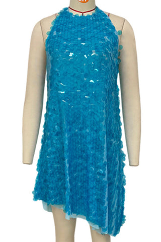 Halter Neck Evening Dress