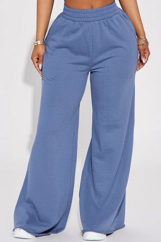 Wide-Leg Casual Pants