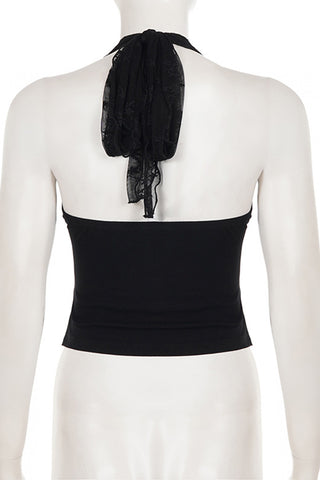 Stylish Lace-Detail Tank Top