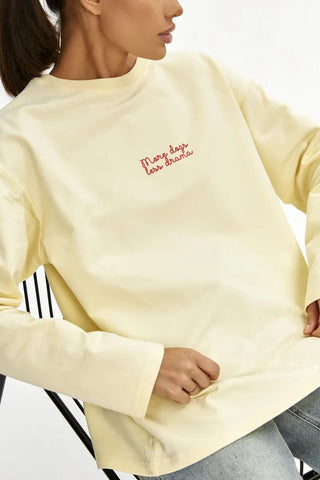 Graphic Print Long Sleeve Crew Neck T-Shirt
