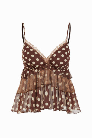 Layered Ruffle V-Neck Camisole