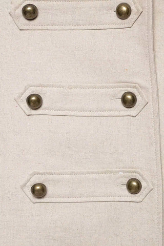 Button-Front Shift Dress