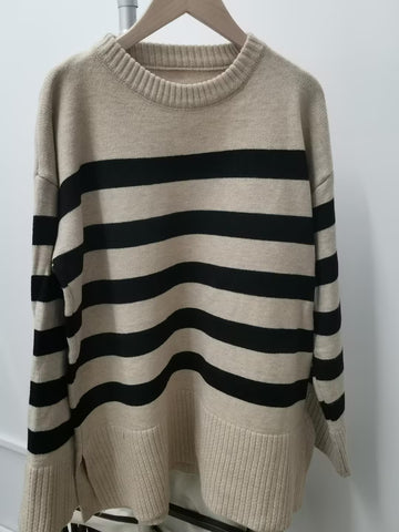 Striped Oversized Sweater
