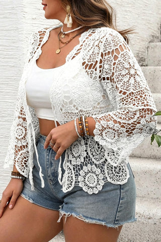 Crochet Long Sleeve Boho Blouse