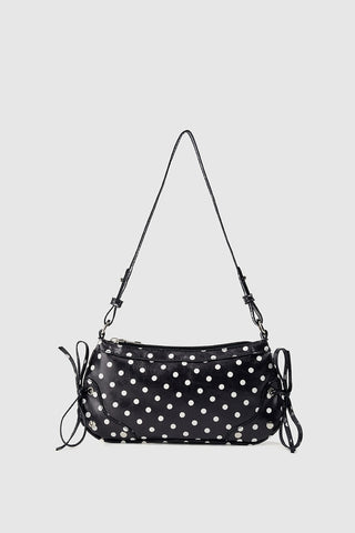 Leopard Print Shoulder Bag with Side Ties