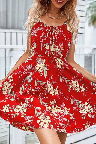 Floral Tie-Front Cami Dress