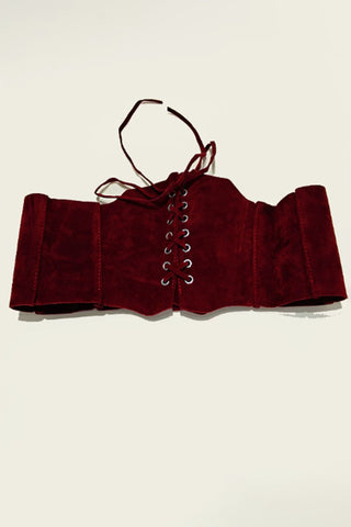 Lace-Up Corset Waist Belt