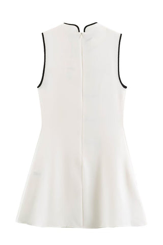 Tie-Front Sleeveless Dress