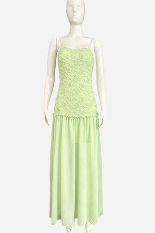Lace-Detail Maxi Vacation Dress