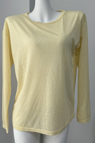 Sheer Relaxed Long Sleeve Top