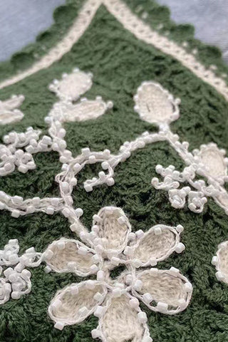 Floral Applique Crochet Cami Top
