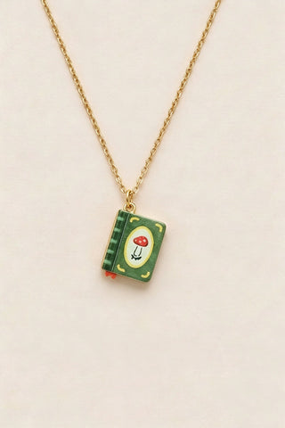 Mini Book Pendant Necklace