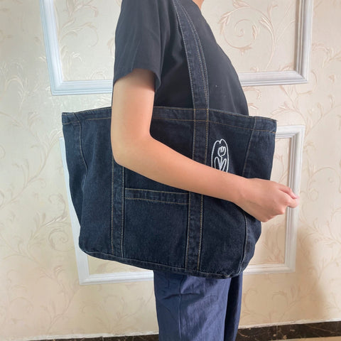 Patterned Tote Bag
