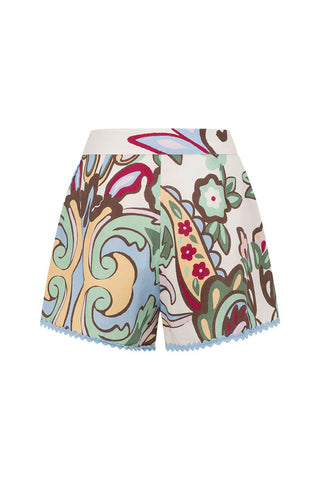 Strapless Printed Short Set