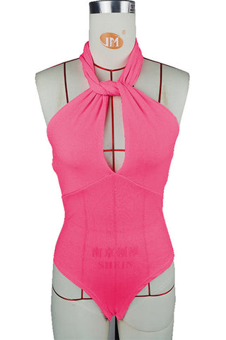 Twist Halter Bodysuit