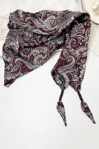 Paisley Print Tie Scarf