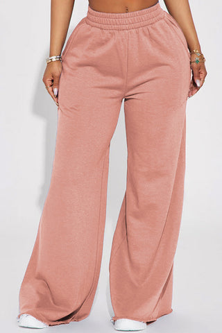 Wide-Leg Casual Pants