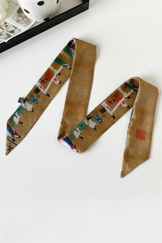 Tarot Patterned Printed Scarf