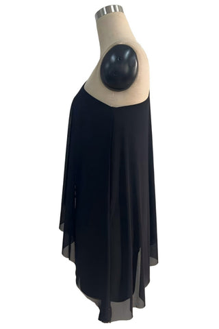 One-Shoulder Draped Mini Dress