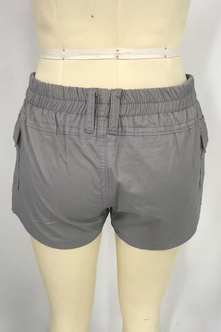 High-Waist Casual Shorts
