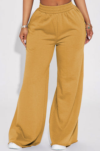 Wide-Leg Casual Pants
