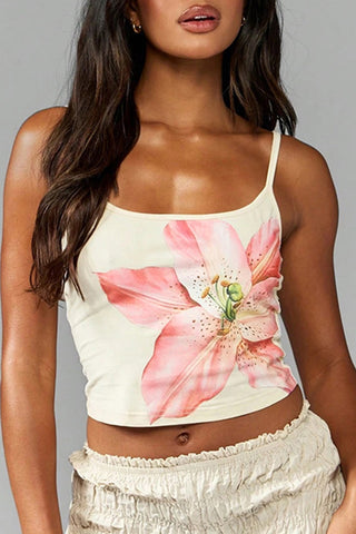 Floral Print Tank Top