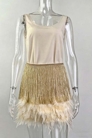 Elegant Sleeveless Skirt Set