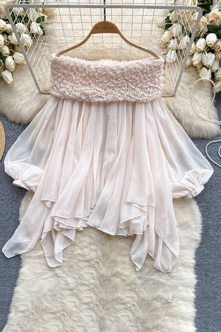 Boho Draped Bandeau Top