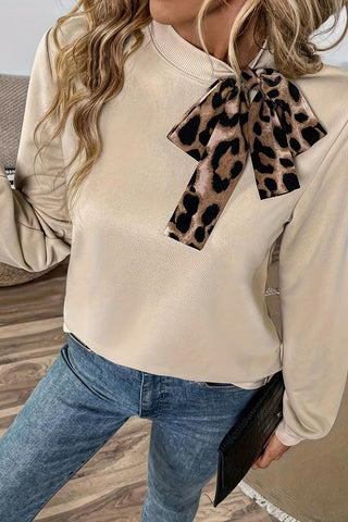 Bow-Tie Accent Blouse