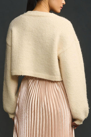Elegant Bow-Front Cardigan