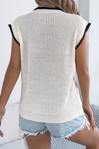 Sleeveless Knit Tank Top
