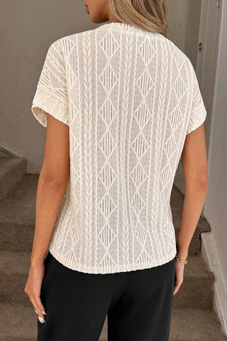 Patterned Short Sleeve T-Shirt