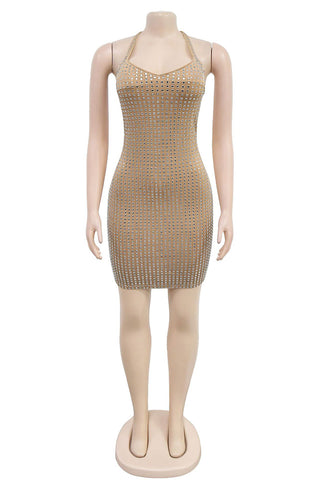 Halter-Neck Mini Dress