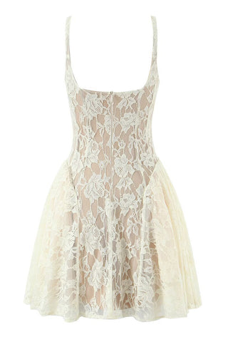 Elegant Lace Midi Dress
