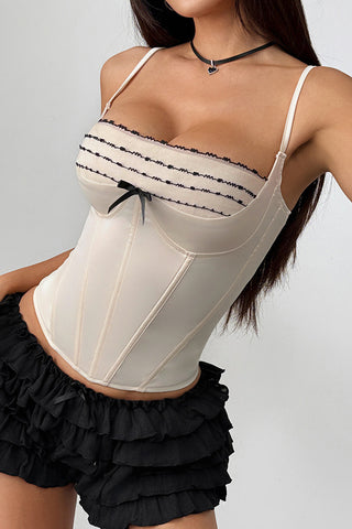 Strappy Smocked Detail Tank Top