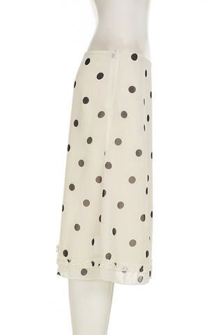 Polka Dot Midi Skirt